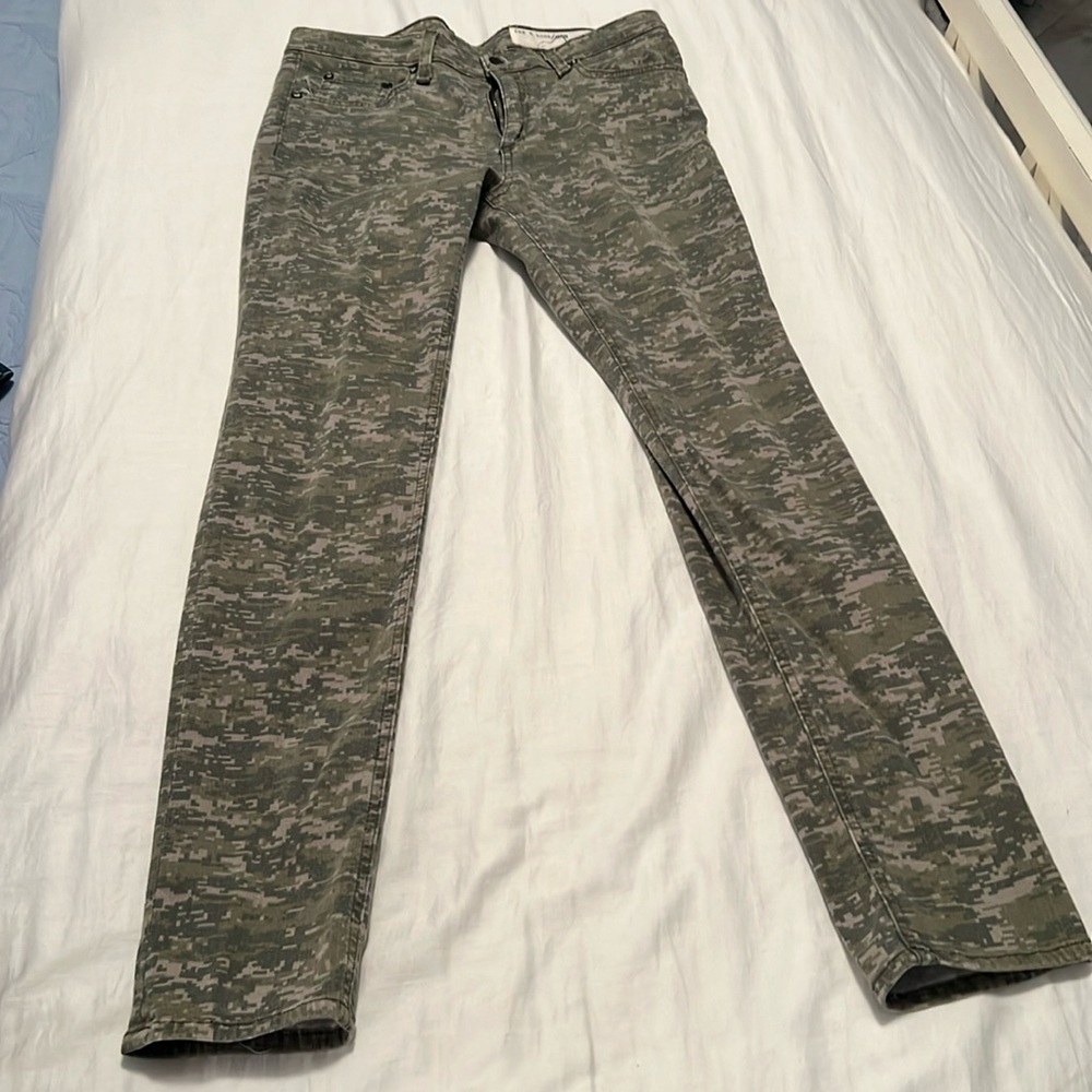 Rag & Bone Skinny Jeans in Camouflage